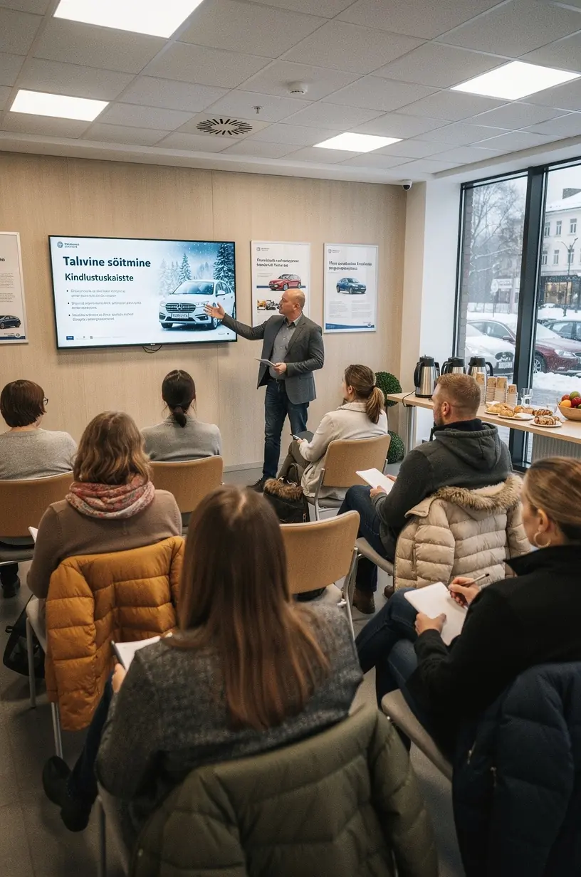Kogenud kindlustusnõustaja annab praktilisi nõuandeid talvise auto kindlustuse valikul